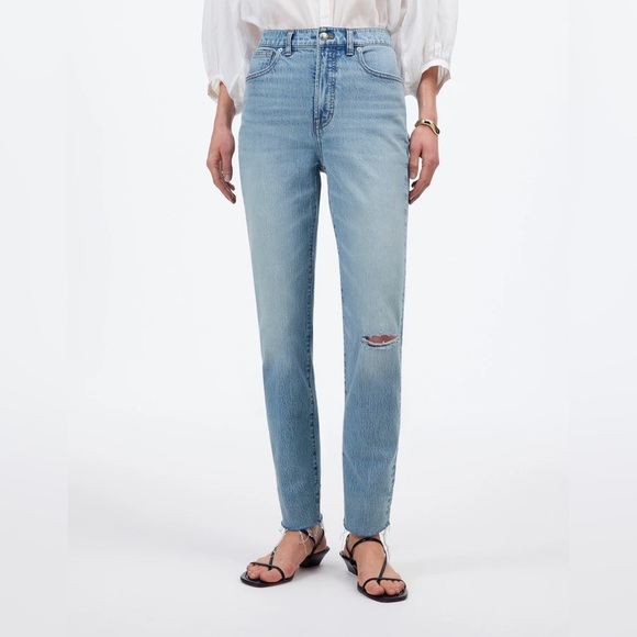 Madewell Denim - Madewell The Perfect Vintage Jean in Hernando Wash: Raw Hem Edition